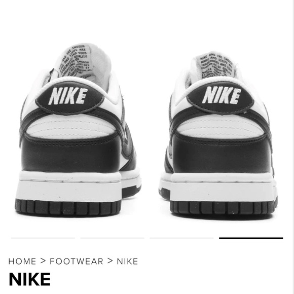 Nike dunk low black and white trending limited stock shoes panda colors - Picture 2 of 4